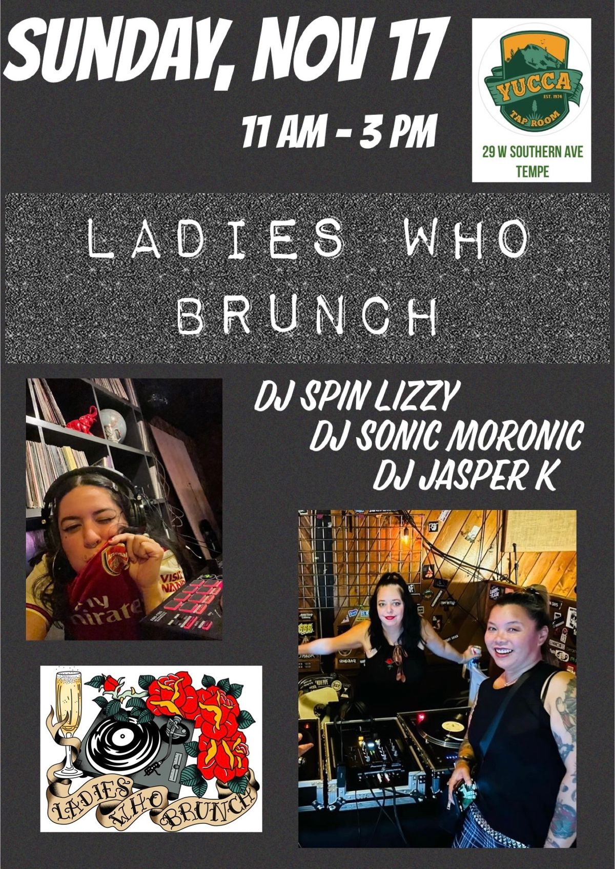 \ud83c\udfb5 Ladies Who Brunch @ Yucca Lounge