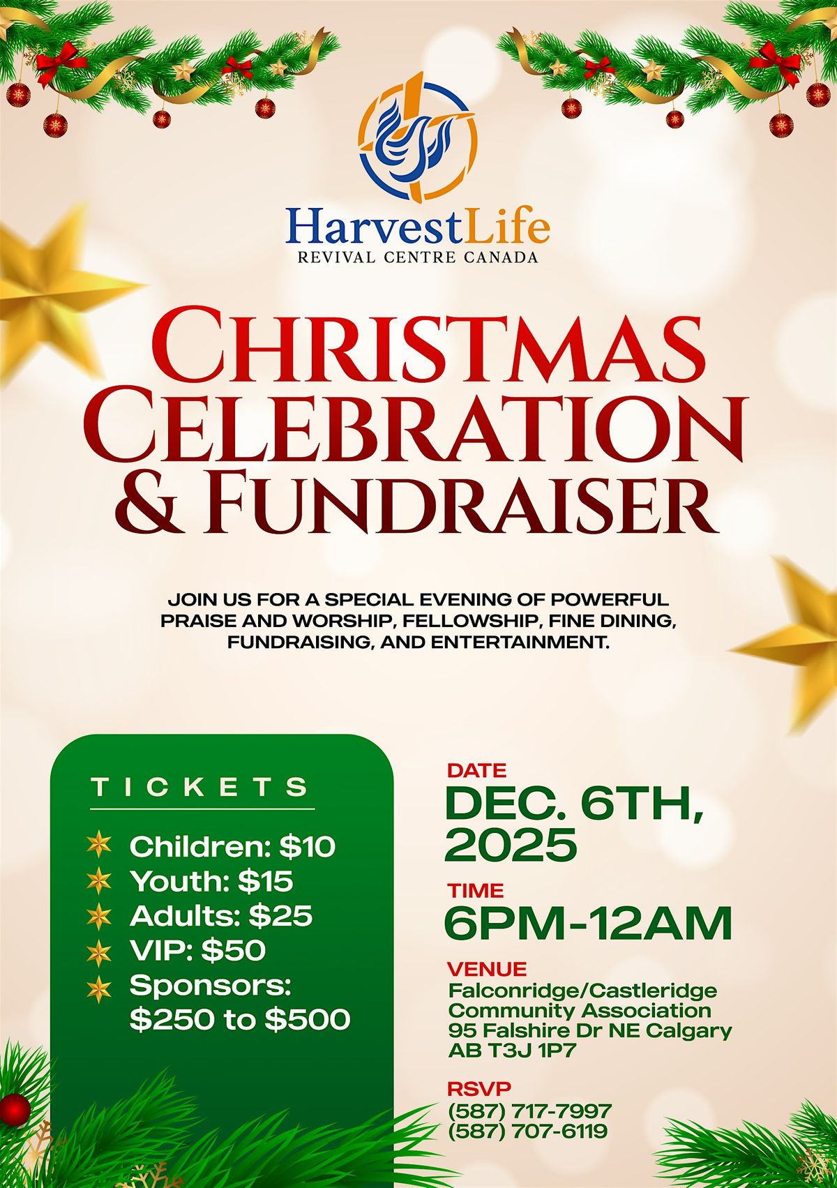 HarvestLife Christmas Party & Fundraiser