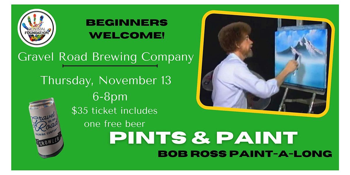 Pints & Paint: Bob Ross Paint-a-long