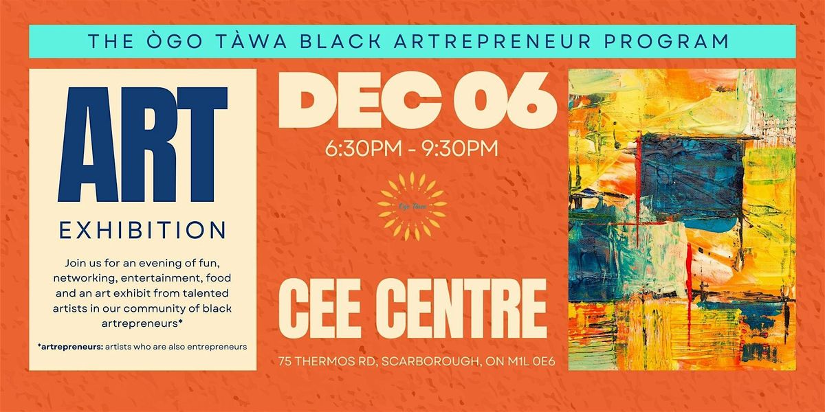 \u00d2go T\u00e0wa Black Artrepreneur Expo - December  2024