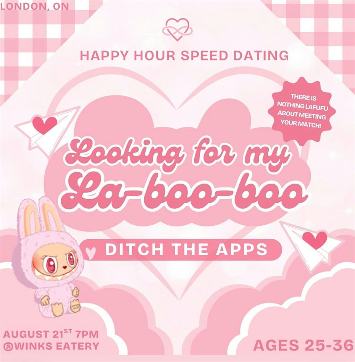 Looking for my La-Boo-Boo Speed Dating Ages 24-36 @Winks Eatery (London)