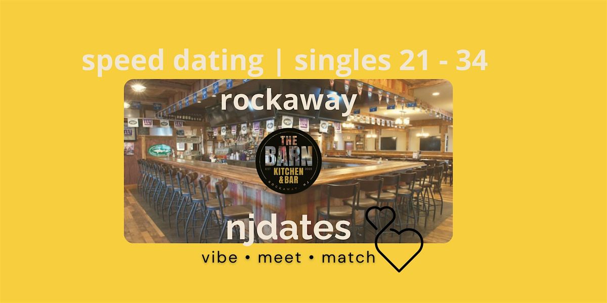 Speed Dating | Singles 21 - 34| ROCKAWAY