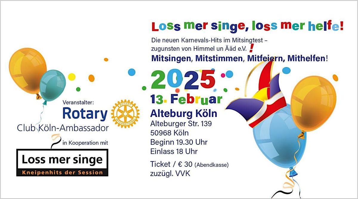 Loss mer singe meets Rotary