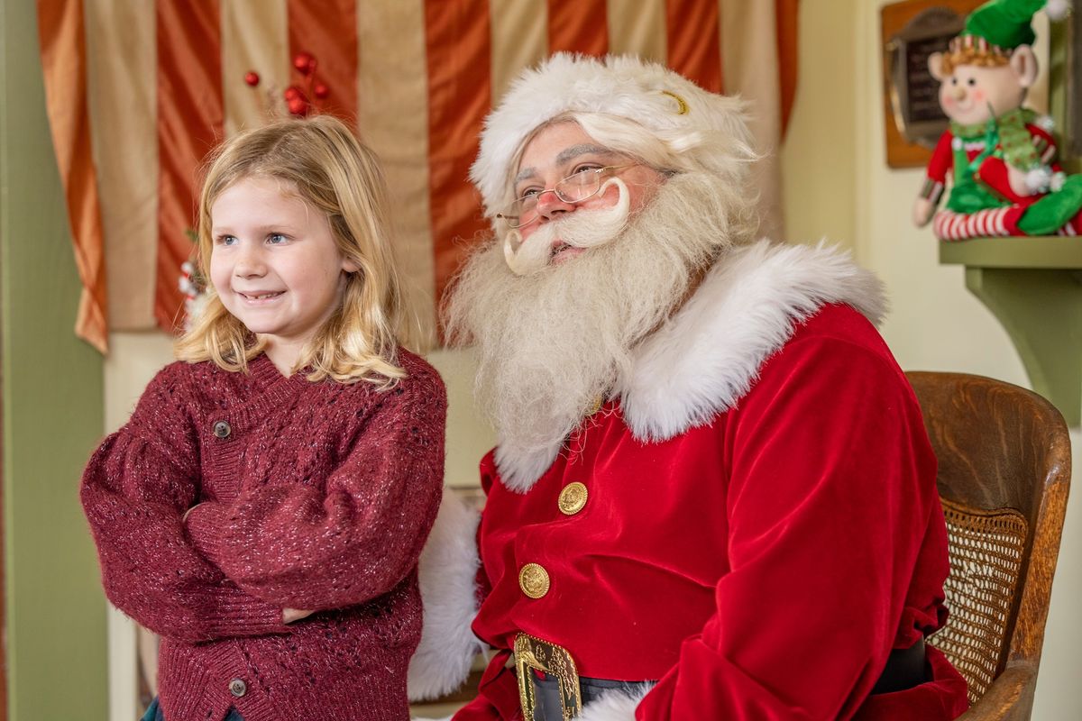 Santa at the Train Depot