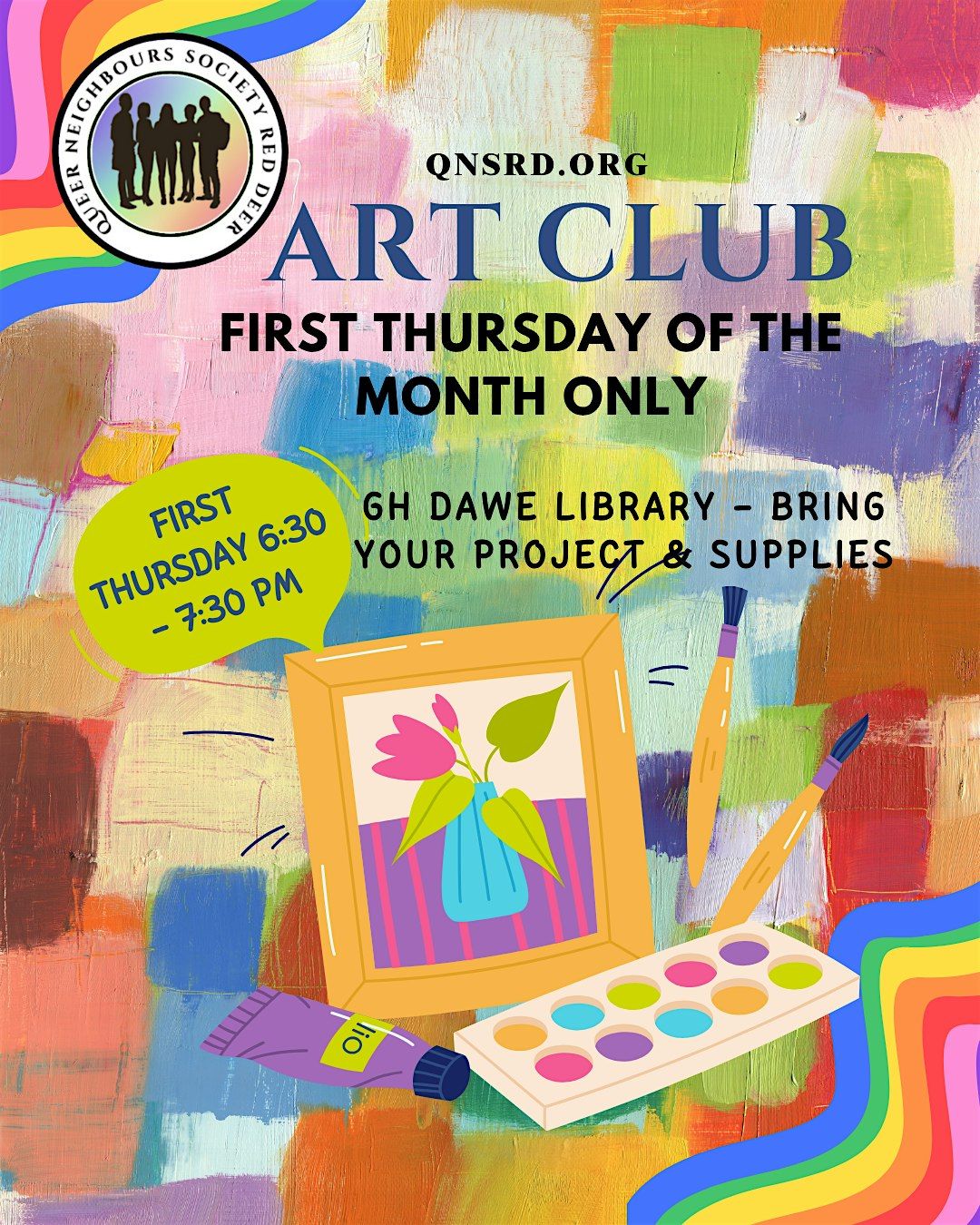 Art Club by Queer Neighbours Society Red Deer