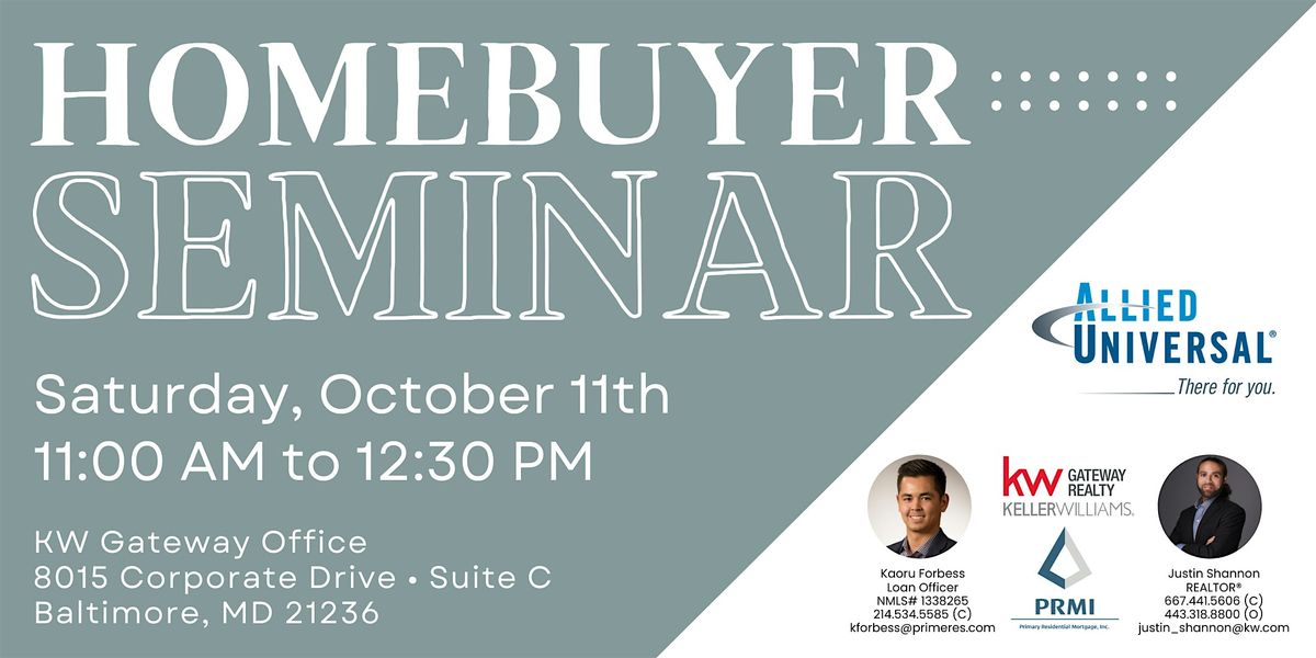 Homebuyer Seminar