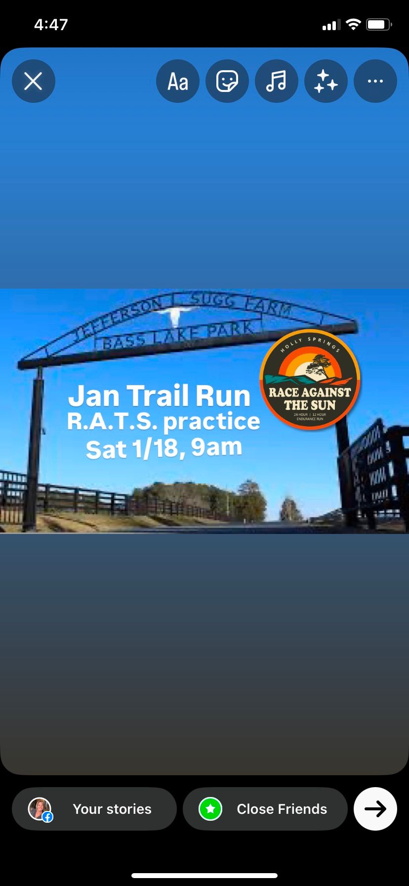 PYRC Jan Trail Run -R.A.T.S. practice