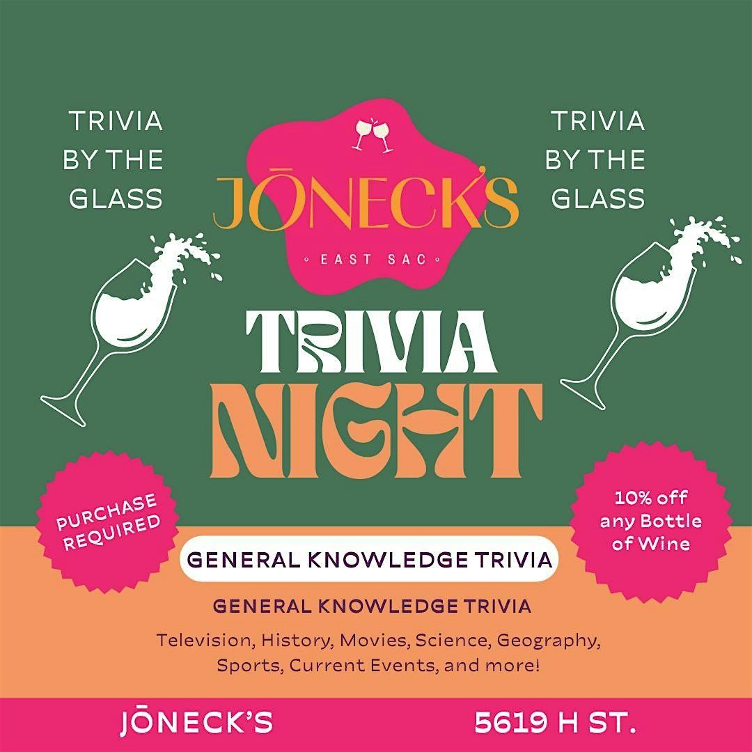 Copy of Trivia by the Wine Glass @ Joneck's Wine Lounge