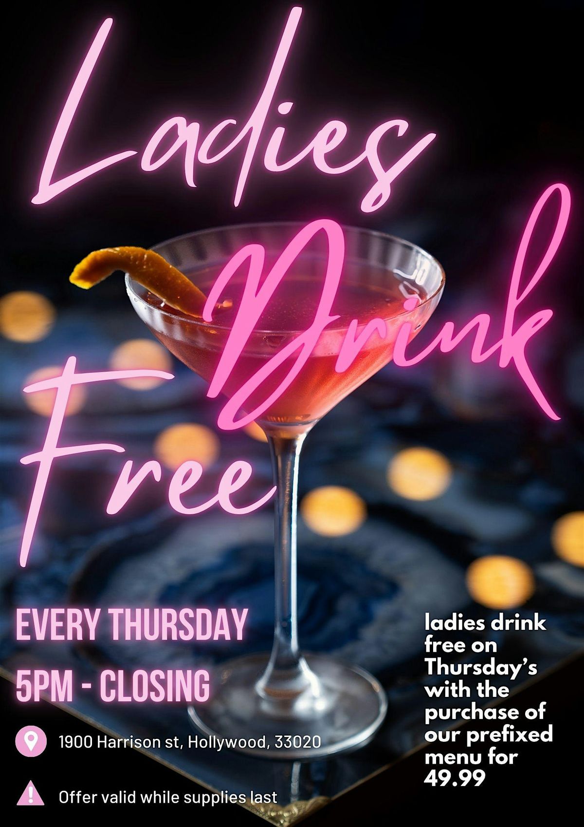 Ladies night at Blu!