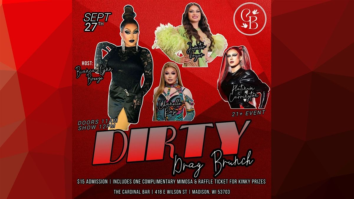 Dirty Drag Brunch at the Cardinal Bar