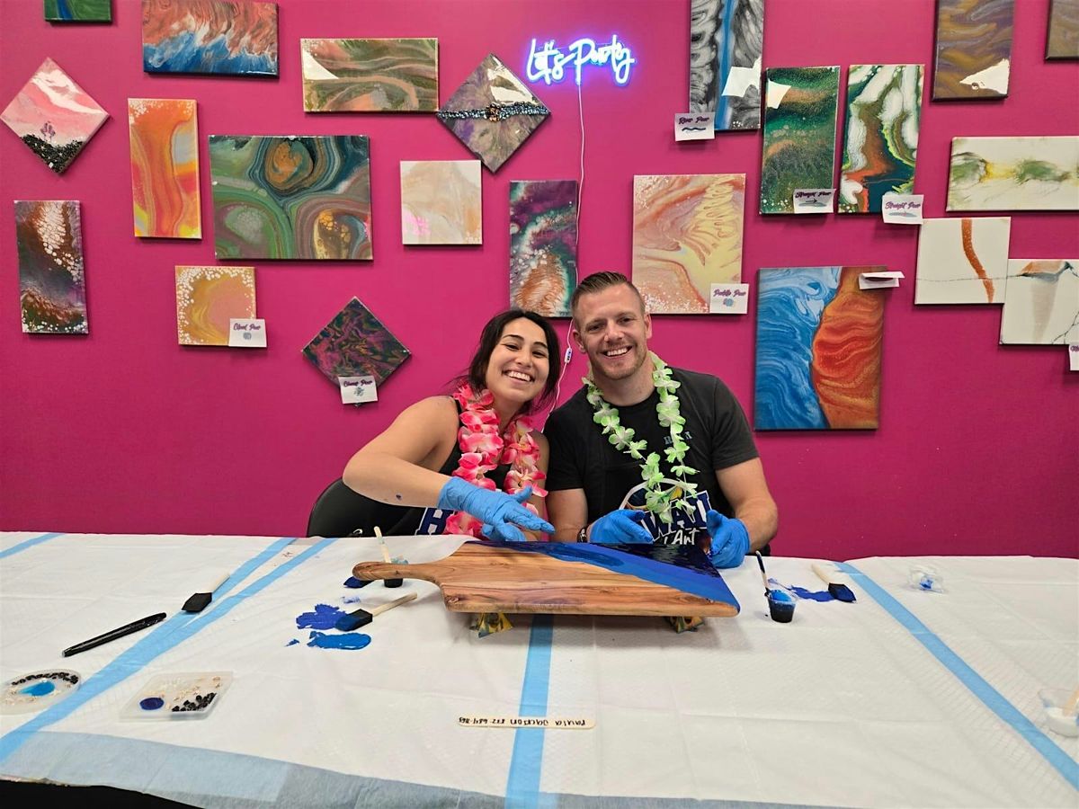 Friday Night Date Night at Hawaii Fluid Art \u2013 The Woodlands