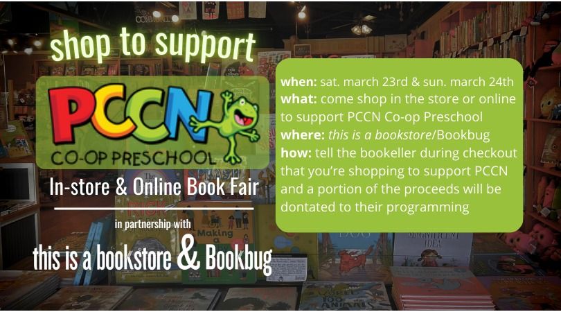 PCCN Co-op Preschool In-store & Online Book Fair