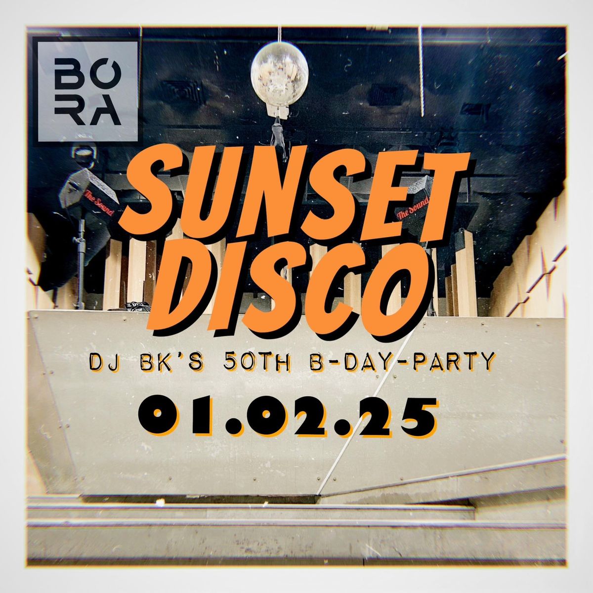 SUNSET DISCO: DJ BK\u2019s 50th B-Day