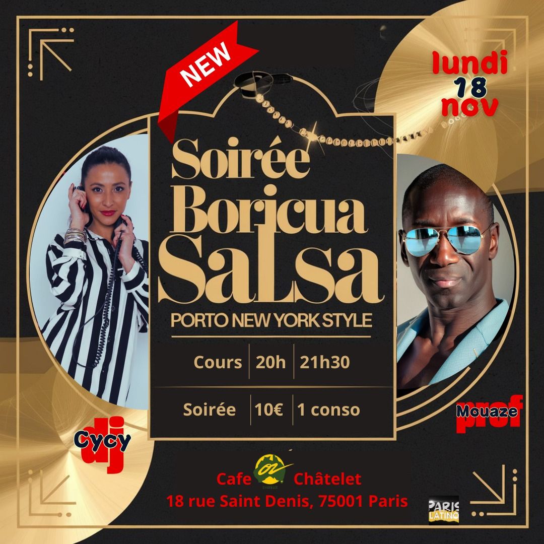 Soir\u00e9e Boricua Salsa Porto New York Style 