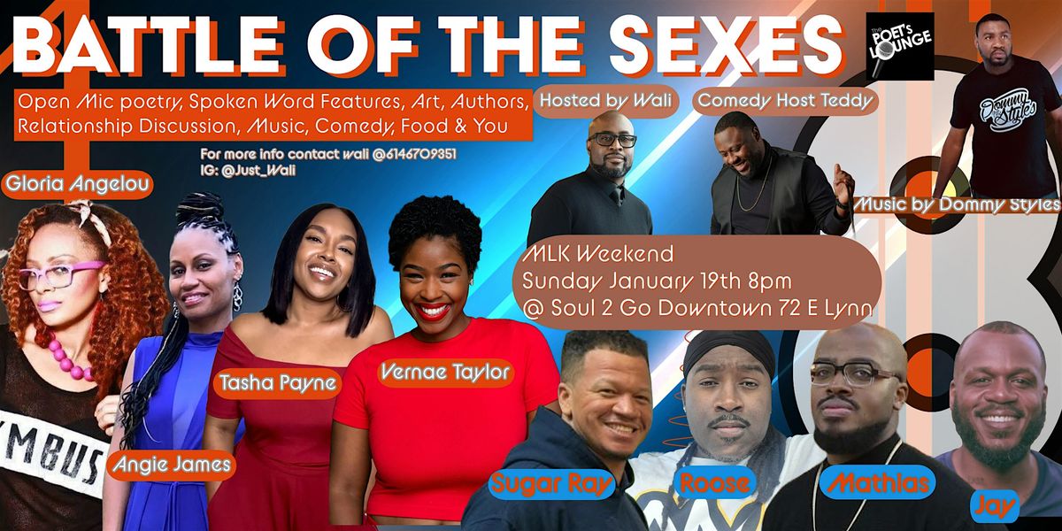 The Poet's Lounge Presents: Battle of The Sexes 8