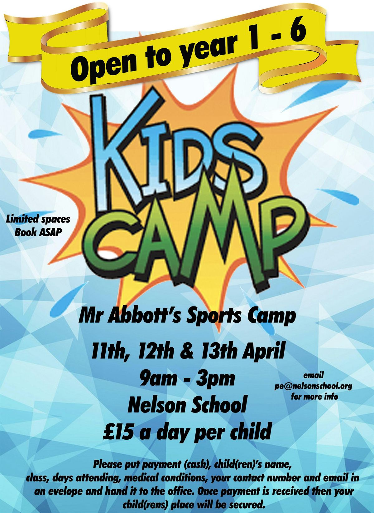 Mr Abbott\u2019s Holiday Sports Camp