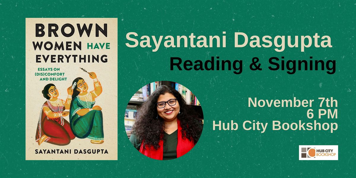 Sayantani Dasgupta: Reading & Signing