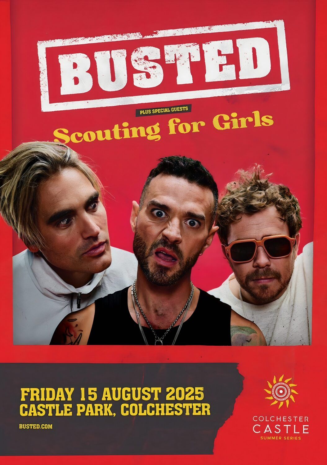 Colchester Castle Summer Series - Busted at Colchester Castle Park