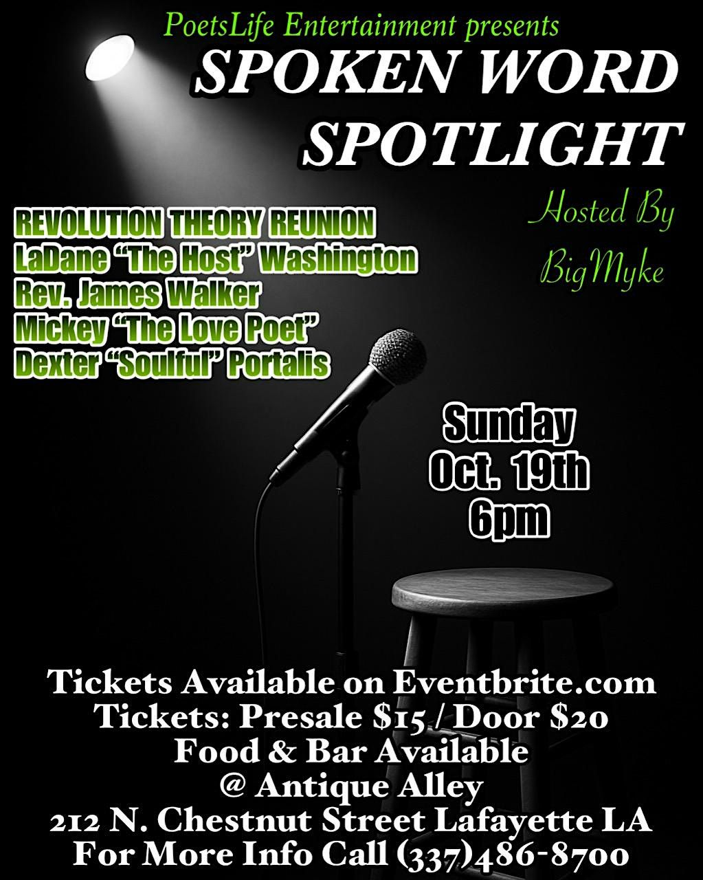 SPOKEN WORD SPOTLIGHT