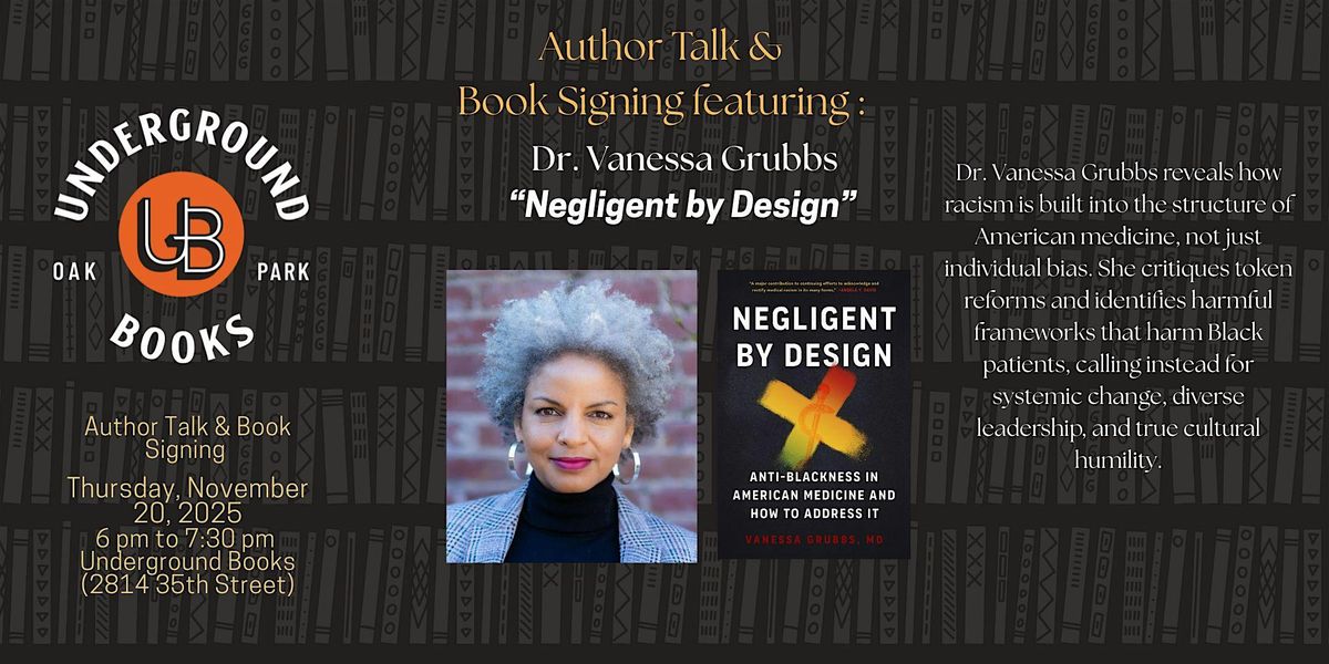 Author Talk Featuring Dr. Vanessa Grubbs