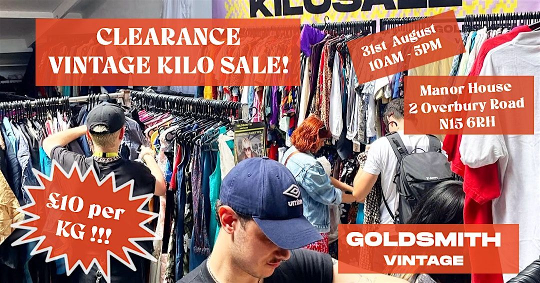 CLEARANCE Goldsmith Vintage Kilo Sale \u00a310 per KG