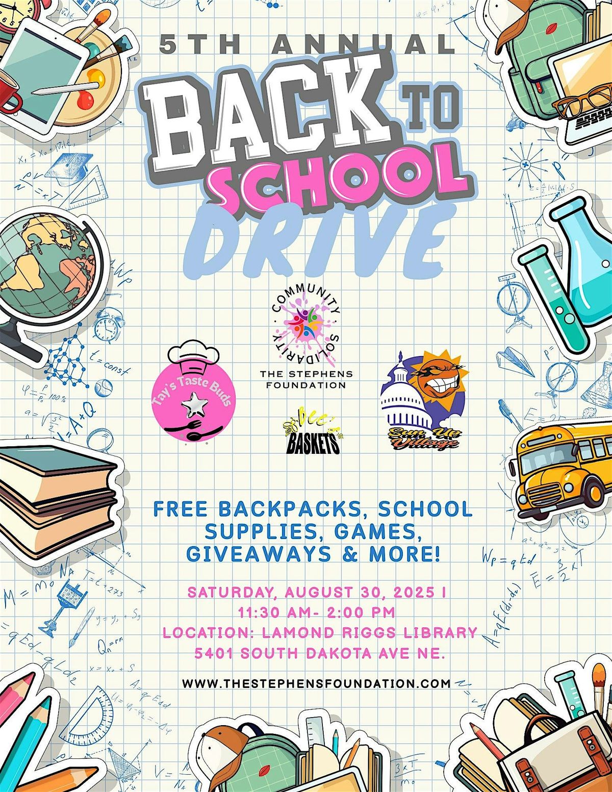 2025 5th Annual School Supply Drive