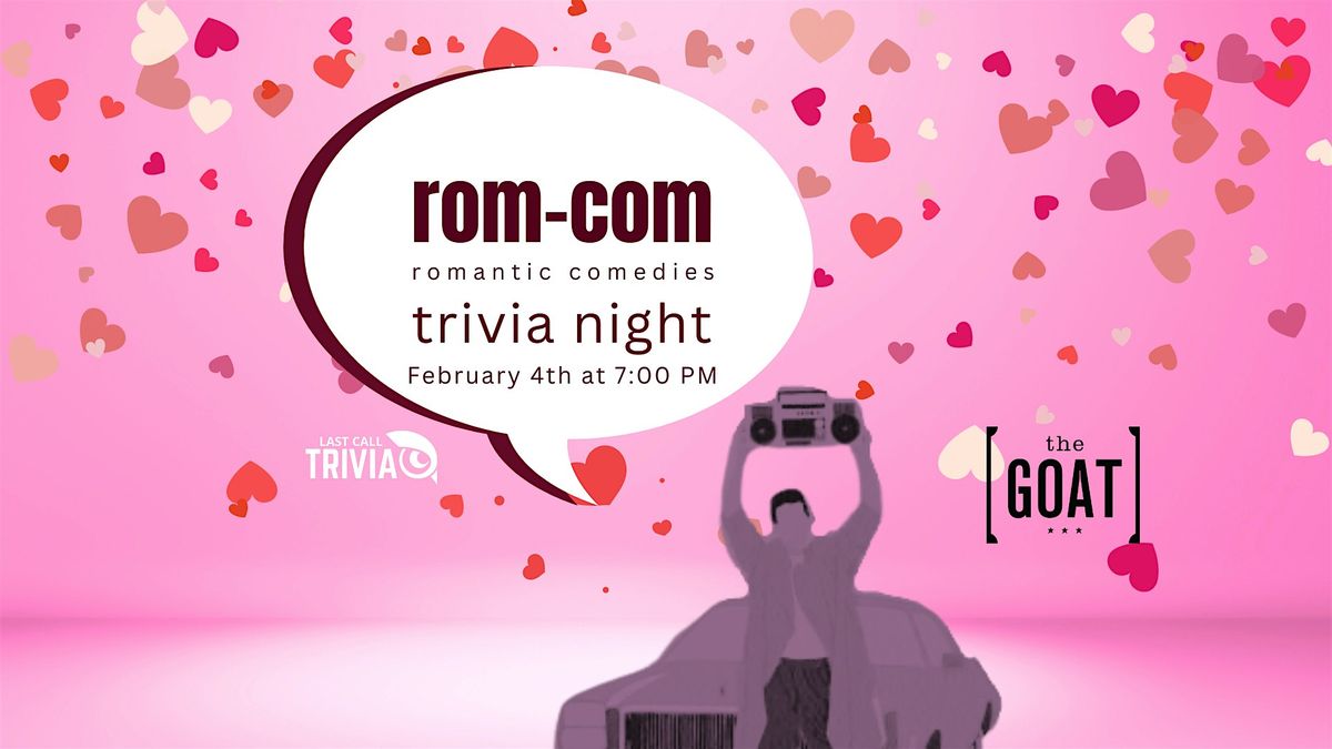 Rom-Com Trivia at The Goat Dublin