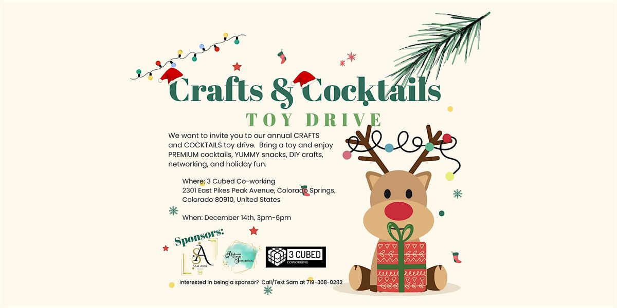 Crafts & Cocktails Toy Drive