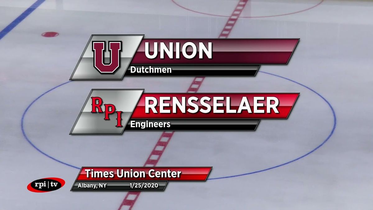 Union College Dutchmen at RPI Engineers Mens Hockey