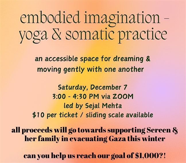 Embodied Imagination: Yoga & Somatic Workshop