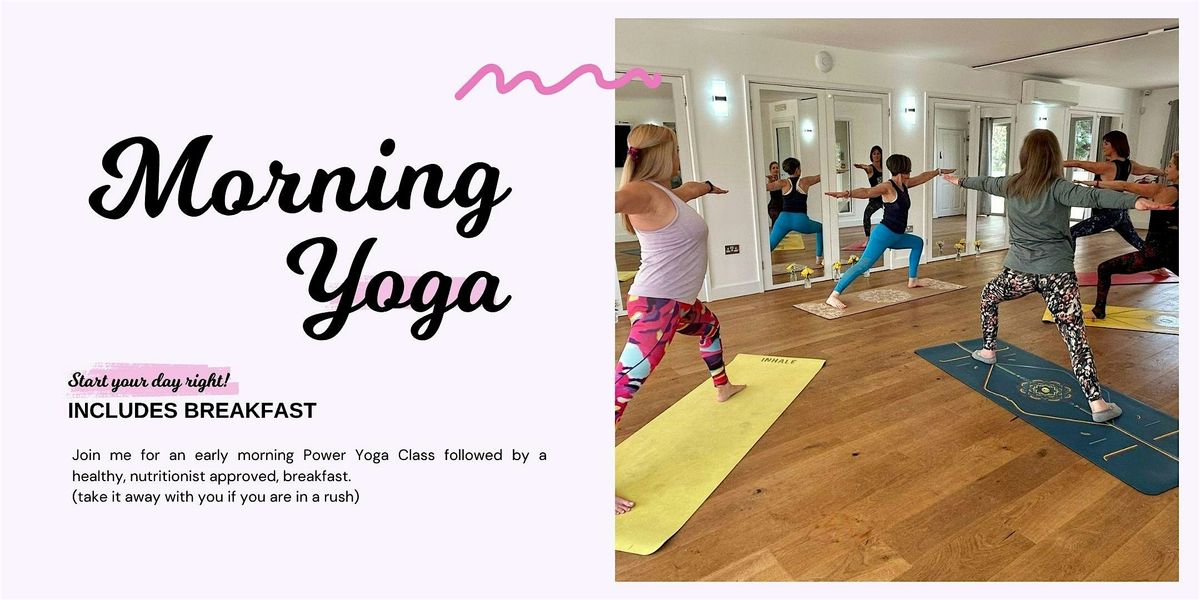 Early morning power yoga & breakfast 13th October