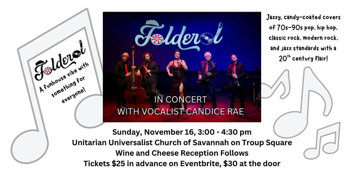 An Afternoon with Folderol, featuring Vocalist Candice Rae
