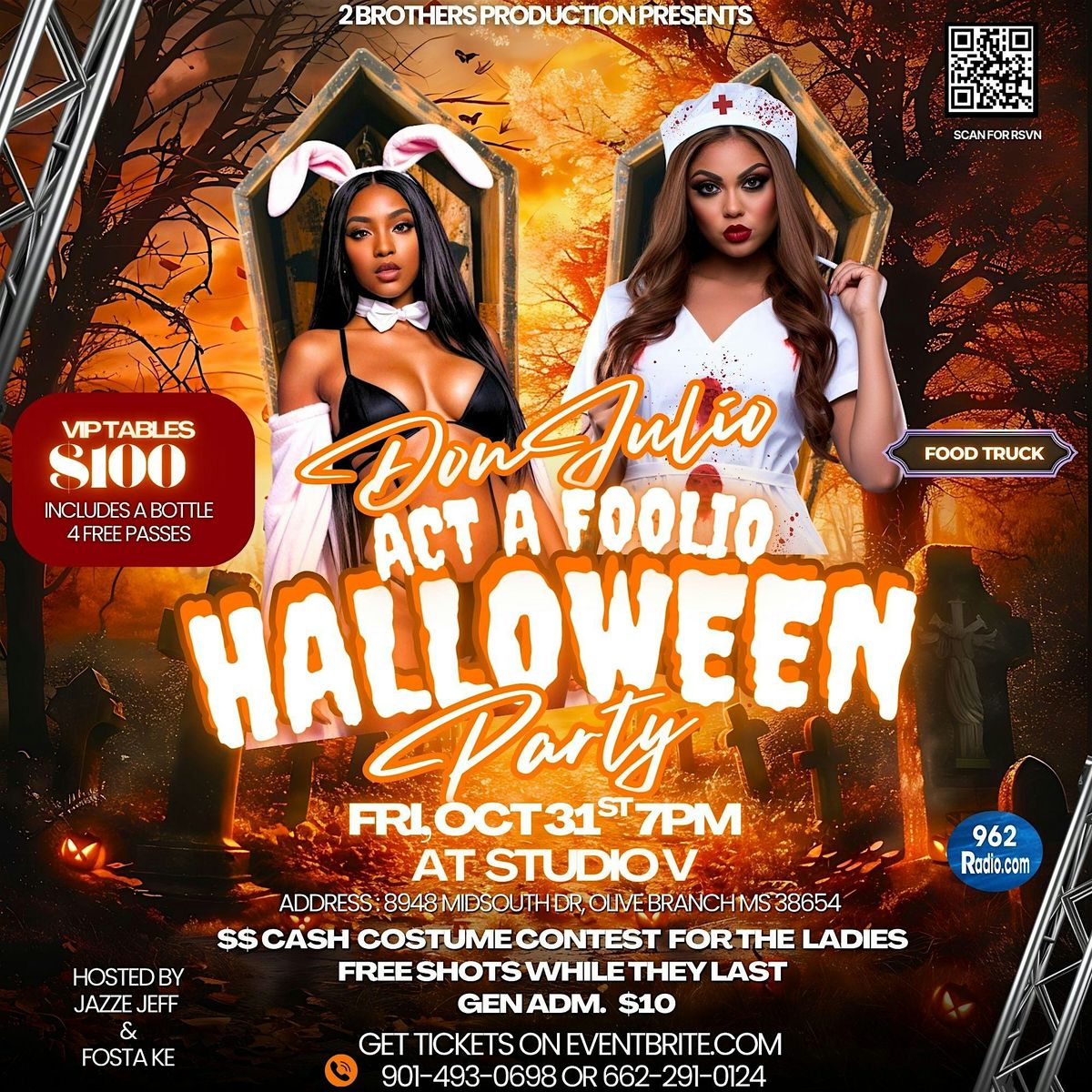 DON JULIO "ACT A FOOLIO" HALLOWEEN PARTY!