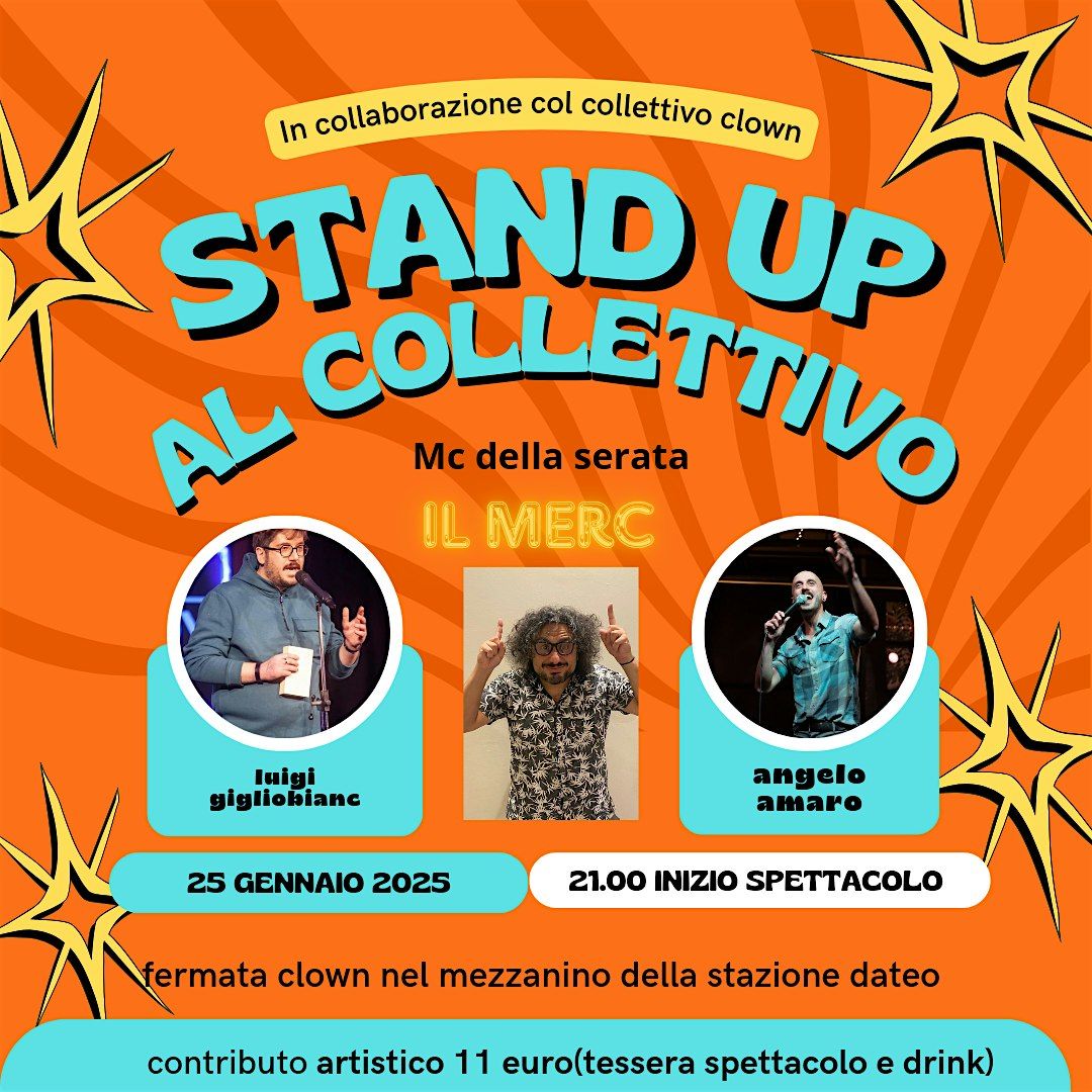 Stand Up Comedy Alla Fermata Clown