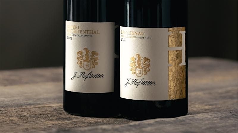 Wine makers dinner with Tenuta J Hofst\u00e4tter,  Tramin, Alto Adige, Italy