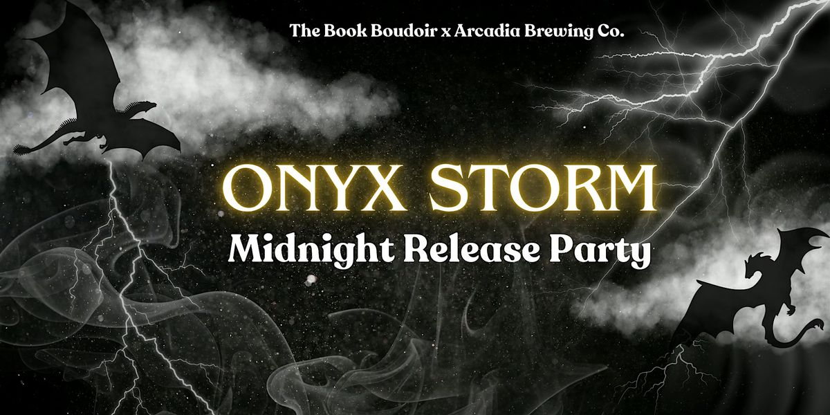 Onyx Storm Midnight Release Party