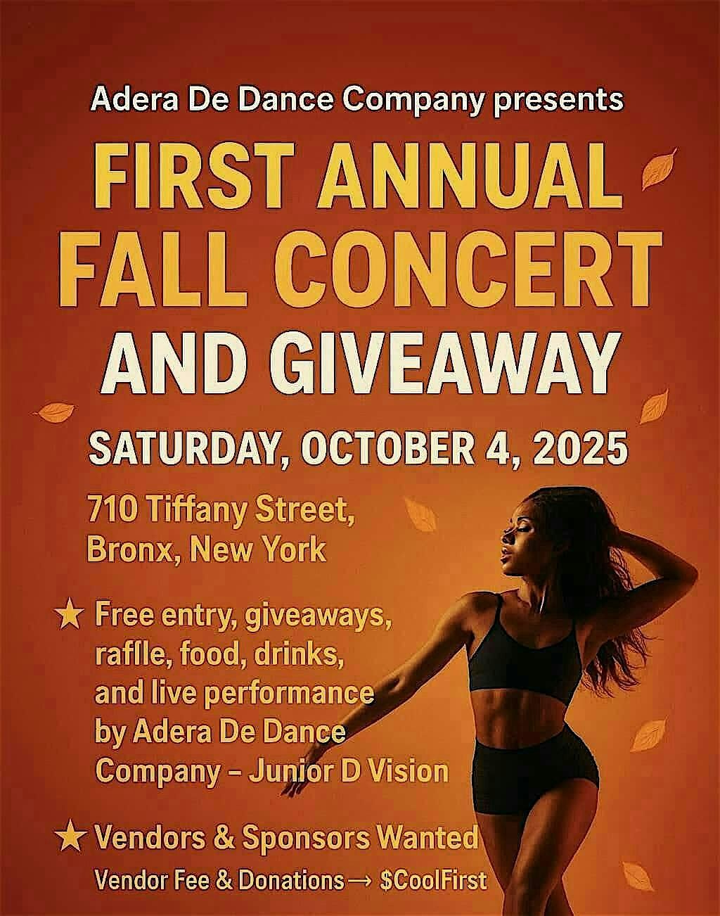 Fall Dance Concert and Giveaway