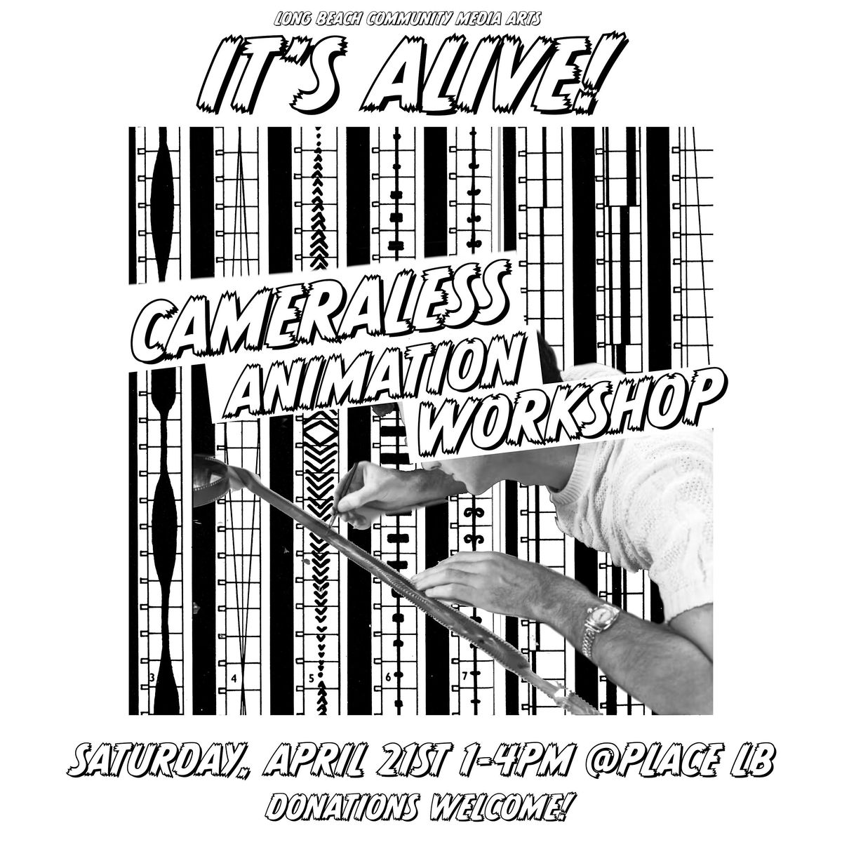 It's Alive! A Hands-On Cameraless Experimental Animation Workshop