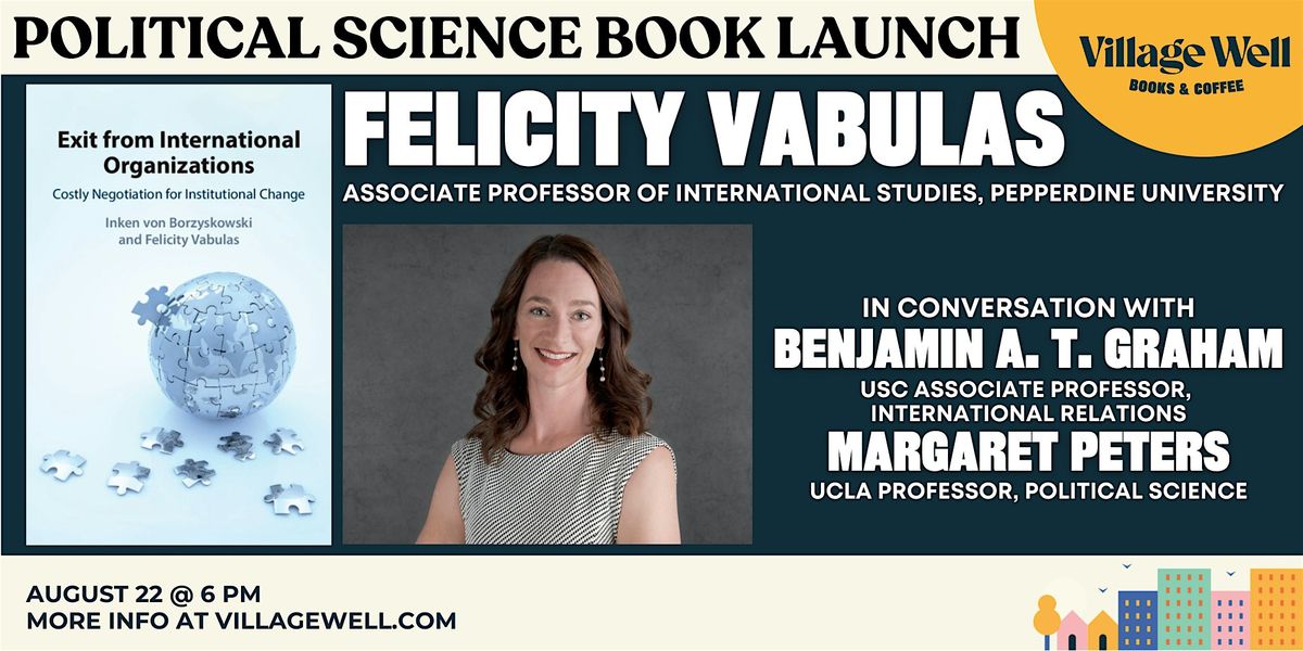 Political Science Book Launch: Exit from International Organizations