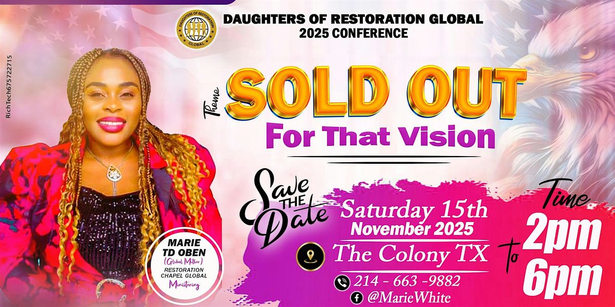 SOLD OUT FOR THAT VISION 2025