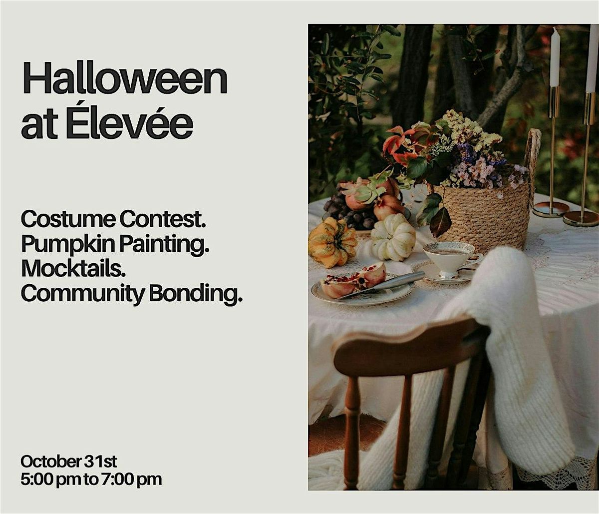 Halloween Soir\u00e9e at \u00c9lev\u00e9e