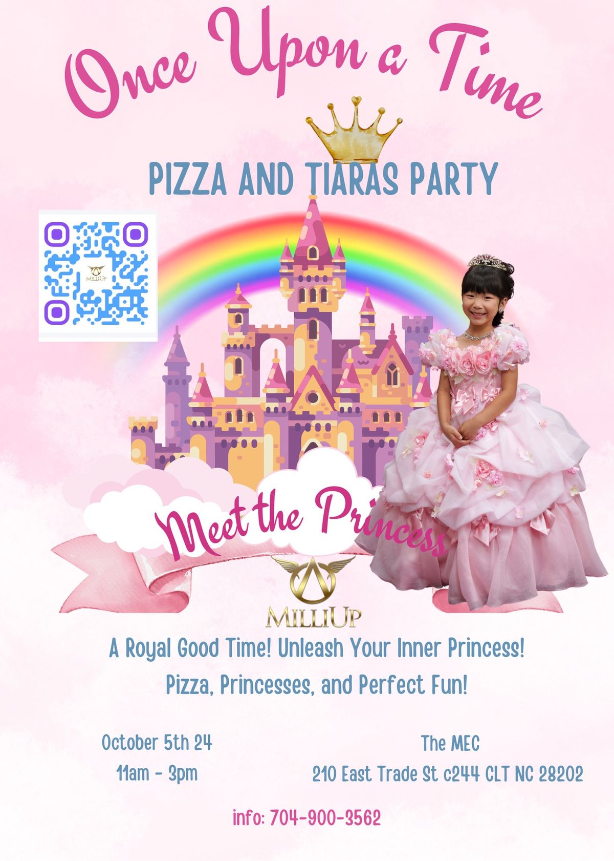 Pizza & Tiaras Princess Party  