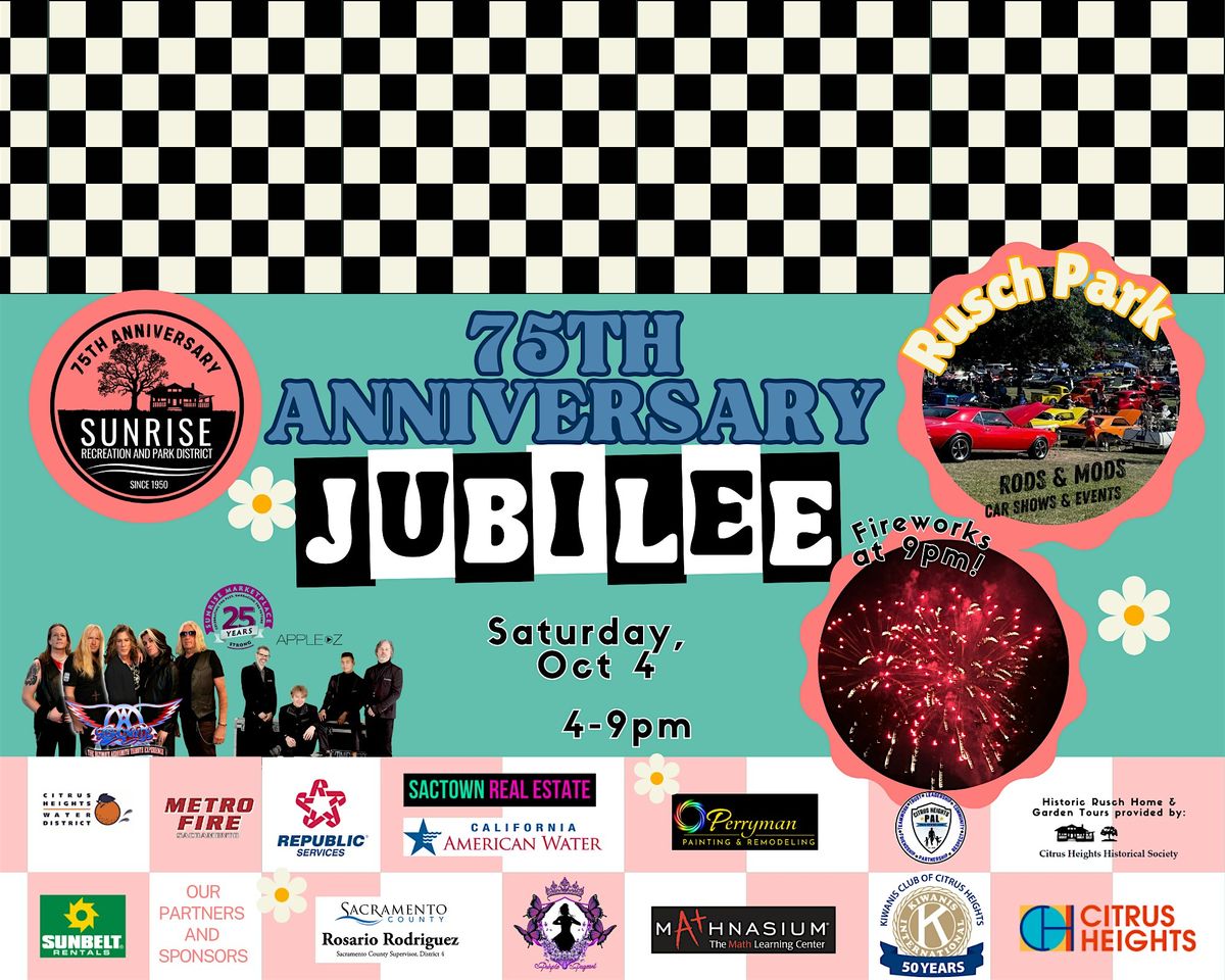 Sunrise 75th Anniversary Jubilee at Rusch Park