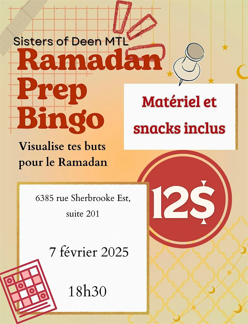 Ramadan Prep Bingo