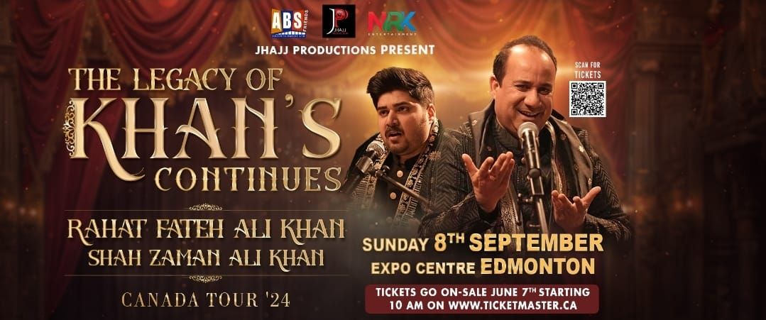 Rahat Fateh Ali Khan ft. Shah Zaman Ali Khan Live in Edmonton '24 \ud83c\udfb6 The Legacy of Khan's \ud83c\udfb6