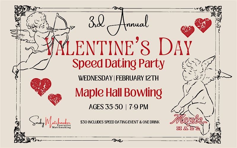 Find Love This Valentine's Day At Speed Dating Party!