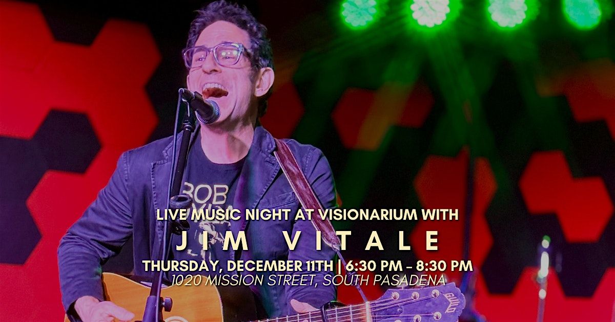\u2728 Live Music Night with Jim Vitale! \u2728
