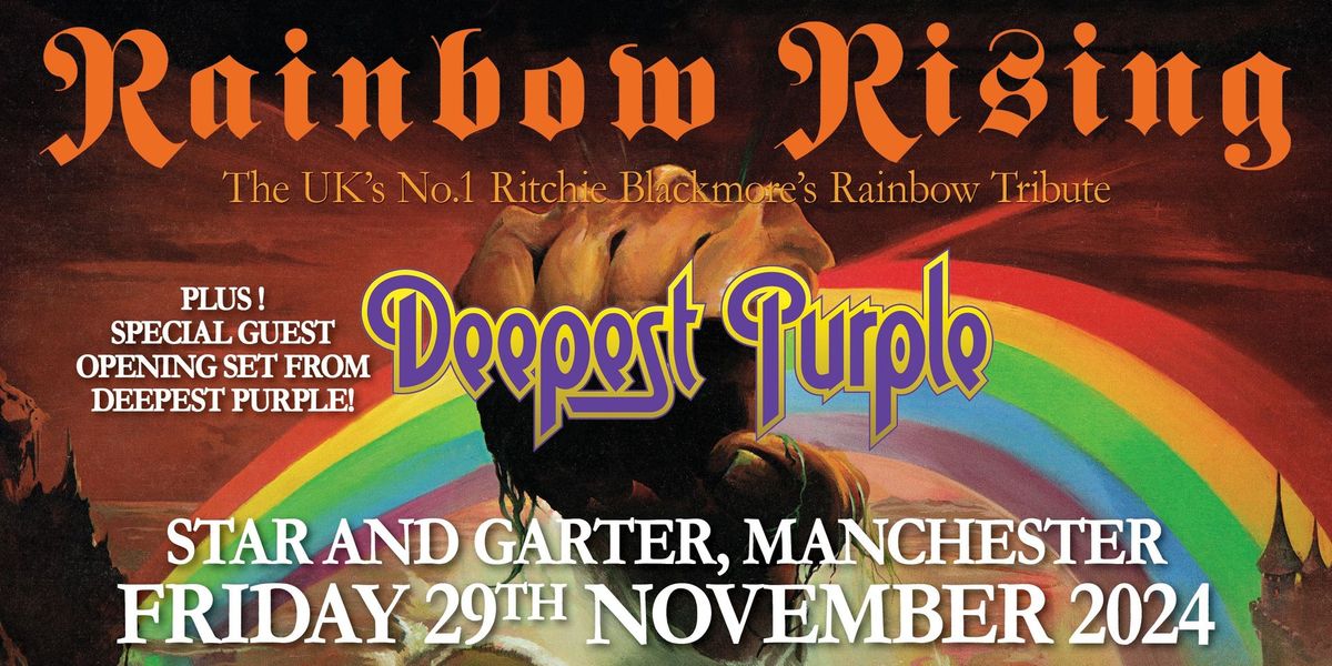 Deepest Purple + Rainbow Rising: Star & Garter Manchester