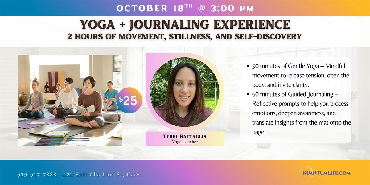 Yoga + Journaling Experience