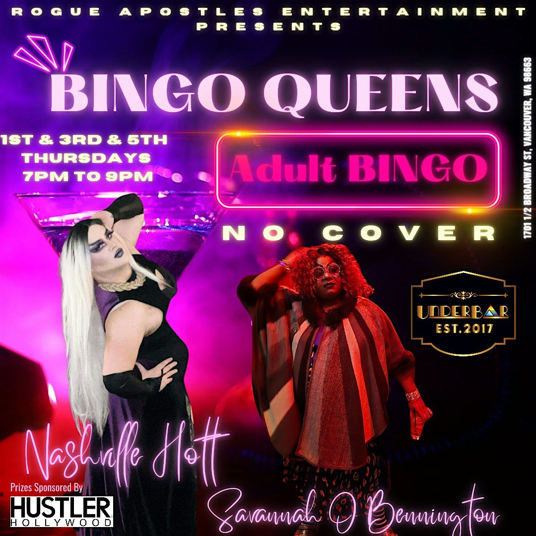 BINGO Queens Adult Drag BINGO Night At UnderBar